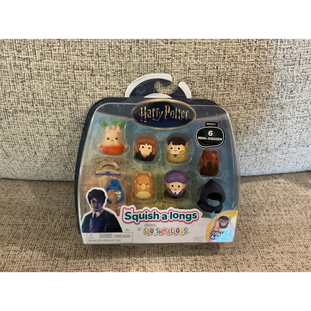 Harry Potter Squishmallows Squish-a-longs Series 1 Mini-Squish 6 Pack Figures